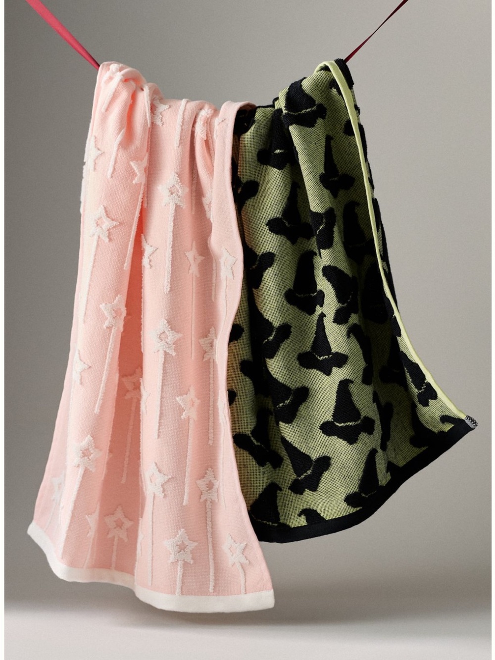 Anthropologie Spooky Dish Towel Set